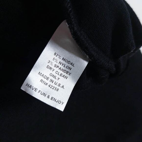 Nu Collective Black Cutout Keyhole Ponte Sleeveless Dress Large - Picture 9 of 9